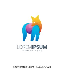 moderno material gráfico vectorial animales colorido logotipo bueno para la tecnología logotipo de los animales, logotipo de la naturaleza, logotipo de la empresa, logotipo ficticio, logotipo comercial, etc