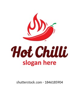 Modern vector graphic of fres chilli, Perfect for restaurant logo, cooking, vegetarian, etc.