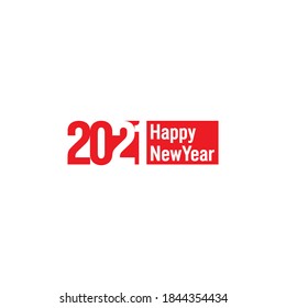 Modern vector graphic of Happy new year , 2021 logo, Perfect for any company or business icon.