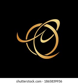 Gráfica vectorial moderna de escritura Carta C, Perfecto para boda, nombre inicial, negocio, Moda, Etc.