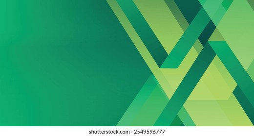 Modern vector green abstract geometric background.eps10