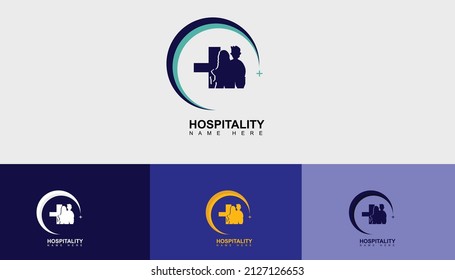 modern vector hospiltal healty logo design for brand and hospital
