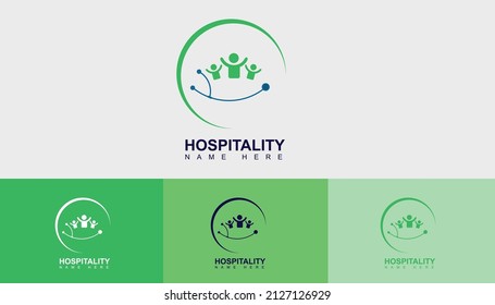 modern vector hospiltal healty logo design for brand and hospital