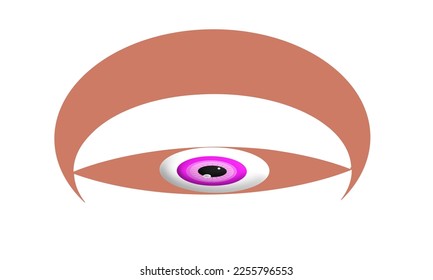 Modernes Vektor-Human-Augenklinik-Logo-Illustration, Augenarztfeld 