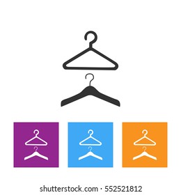 Modern vector icon of dress code and official wardrobe apparel.