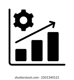 Modern vector icon of growth development is now easy to download and use