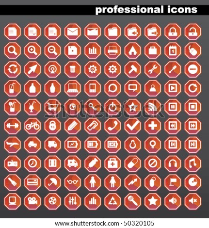 Modern vector icons