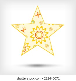 Modern vector icons - star. Illustration. Eps10.