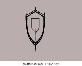 un vector moderno ilustra el arte. Estilo de las líneas.