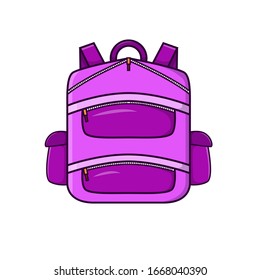 Modern Vector Illustration Backpack design