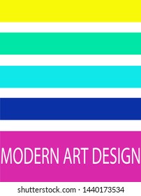Modern vector illustration, bright colours, abstract and geometric shapes, as well as three-dimensional elements. This template can be used in the design of packages, book covers and music albums.
