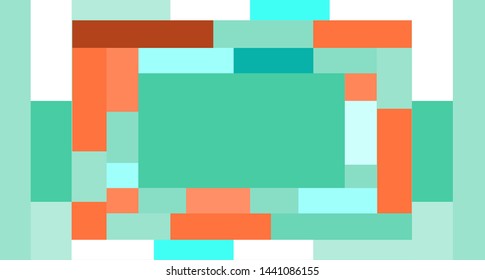 Modern vector illustration, bright colours, abstract and geometric shapes. This template can be used in the design of packages, book covers and music albums.