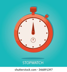 Modern vector illustration of brightness stopwatch