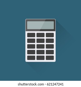 Modern vector illustration of a calculator
