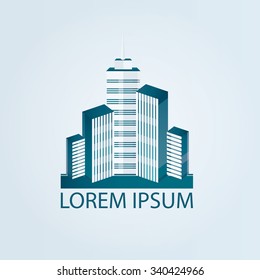 Modern vector illustration of city, Architecture urban building