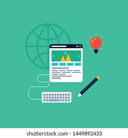 Modern vector illustration concepts for website and mobile website development,