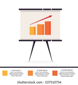 Modern vector illustration of Dashboard, Graph, Chart collection. A Template set for infographics with: Bar charts, Graphs, Pie Charts, Detailed World Globes, Flow charts.