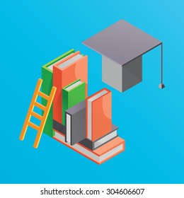 Modern vector illustration of education.