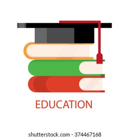 Modern vector illustration of education.