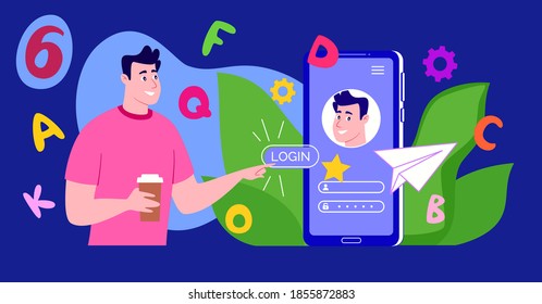 Modern vector illustration of educational concept for online platforms, websites, mobile applications.