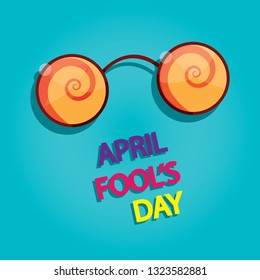 Modern vector illustration of Fool's Day. 1 april Day illustration.