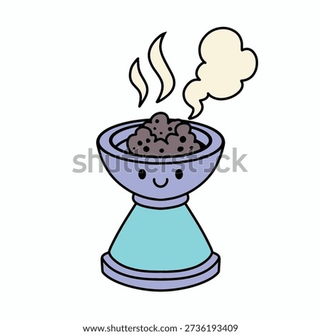 A modern vector illustration icon of a fireplace heating, symbolizing warmth, comfort, home living, and cozy interior atmosphere.