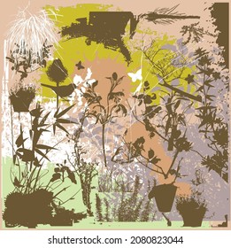 Moderne, Vektorgrafik. Beeindruckende Linien. T-Shirts drucken, Wandbilder
