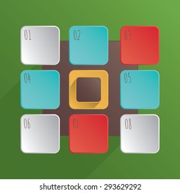 modern vector illustration for infographic