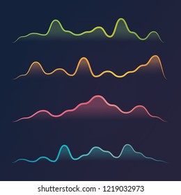 Modern vector illustration Infographic elements - bar and line charts with charts and diagram