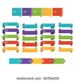 Modern vector illustration of Infographic Templates for Business Vector Illustration in flat design style for presentation, booklet, website 