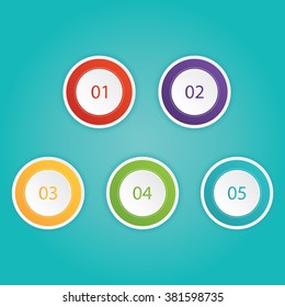 Modern vector illustration of Infographic Templates for Business Vector Illustration in flat design style for presentation, booklet, website