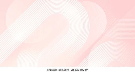 Ilustración vectorial moderna con fondo abstracto rosa.