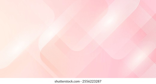 Modern vector illustration with pink abstract background.