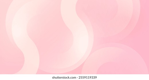 Modern vector illustration with pink abstract background.