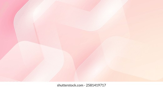 Modern vector illustration with pink abstract background.