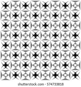 Modern vector illustration of repeating geometric ornament.
