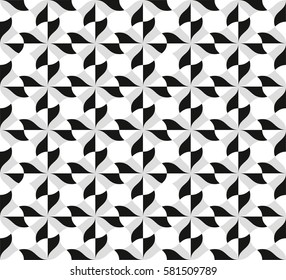 Modern vector illustration of repeating geometric ornament.