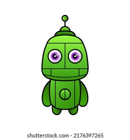 modern vector illustration robot design