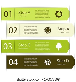 Modern vector info graphic for business project