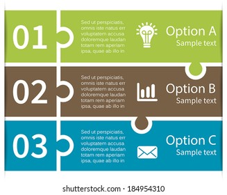 Modern Vector Info Graphic For Business Project