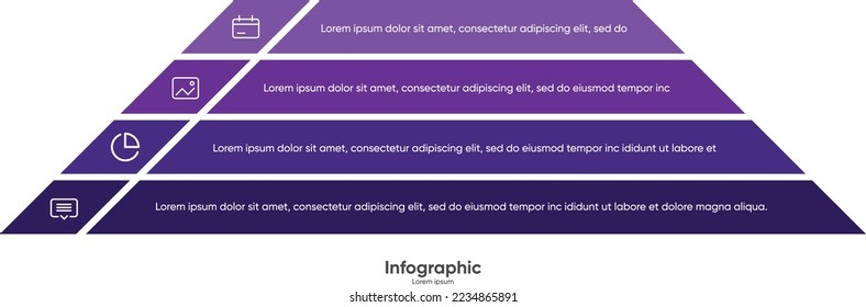 Modern Vector infographic design template
