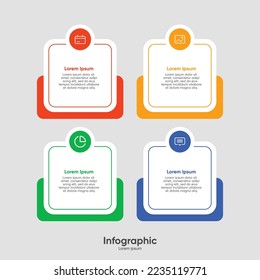 Modern Vector infographic design template
