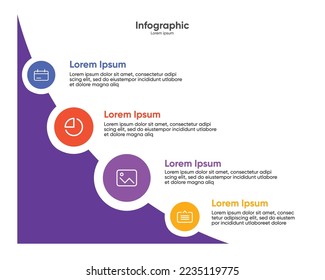 Modern Vector infographic design template
