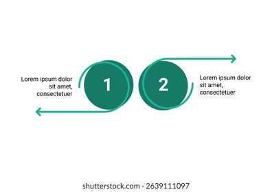 Modern Vector Infographic Template for Business Step Visualization, Corporate Flyers, Marketing Strategies, and Project Plan Presentations