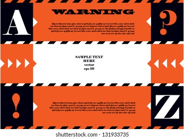 modern vector layout design with arrows and place for text