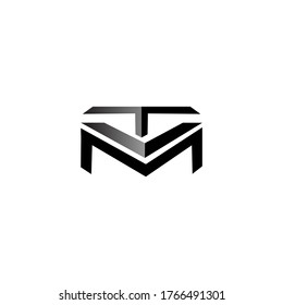 modern vector letter M logo design