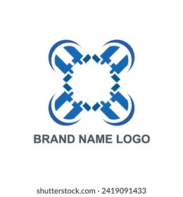 Modern vector letter X logo