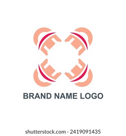 Modern vector letter X logo
