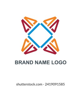 Modern vector letter X logo