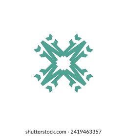 Modern vector letter X logo